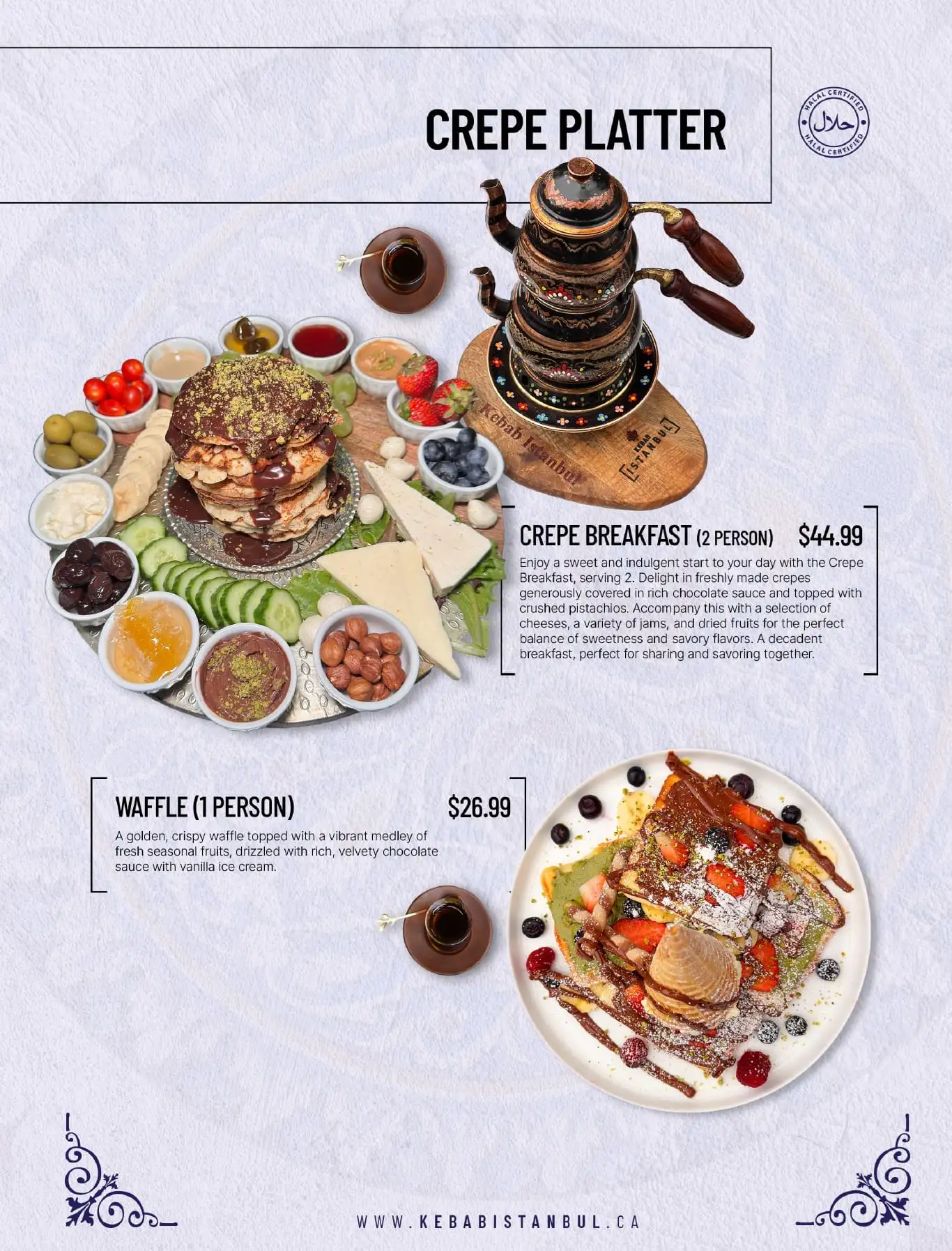 Crepe Platter (2 Person)